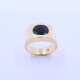Anillo oro 18k zafiro oval. Anillo oro 18k zafiro oval.