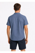 Camisa Arrow Lino Cotton Manga Corta Piedra