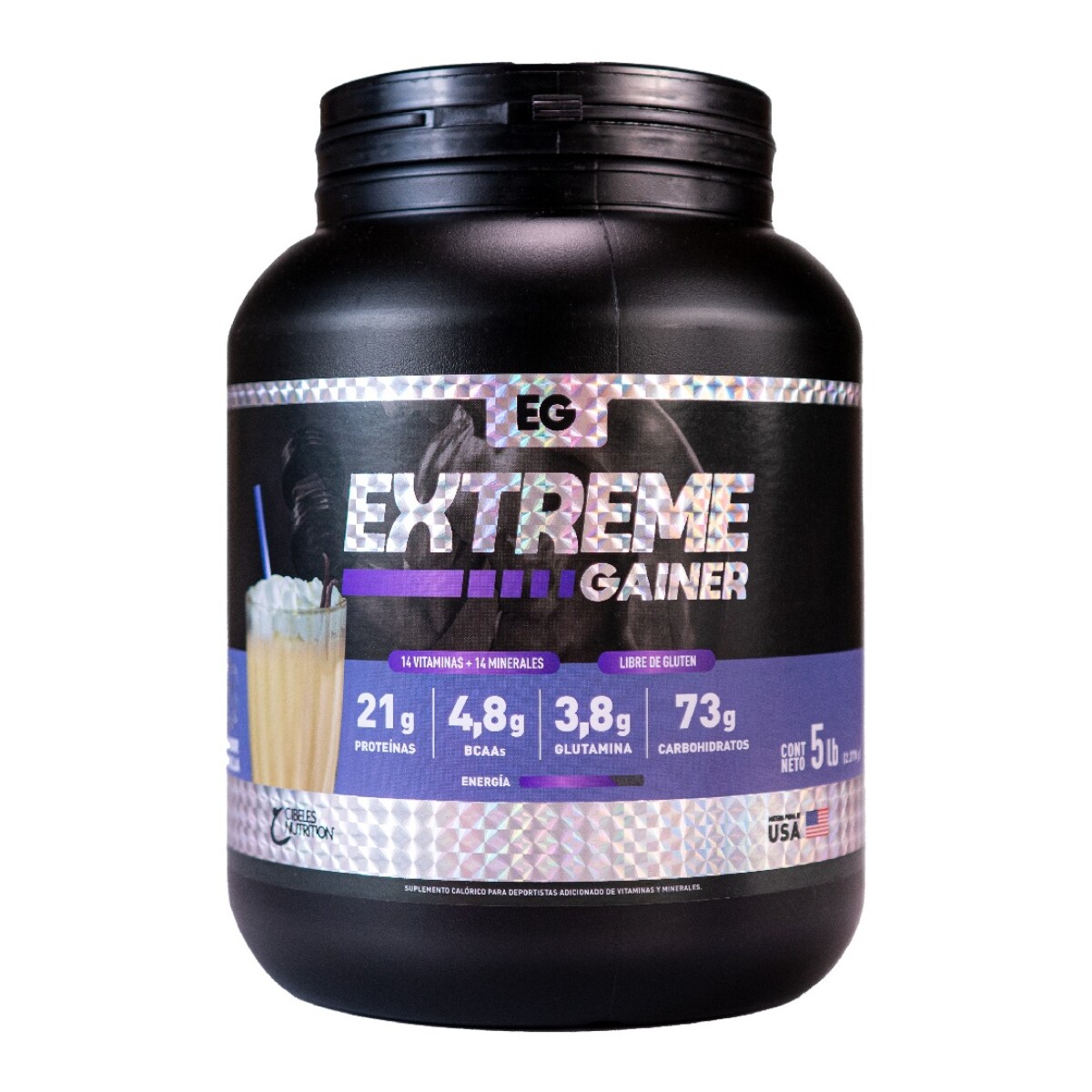 Extreme Gainer Vainilla 5 Lbs. 