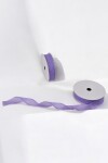 Cinta organza con puntos - 23 mts VIOLETA
