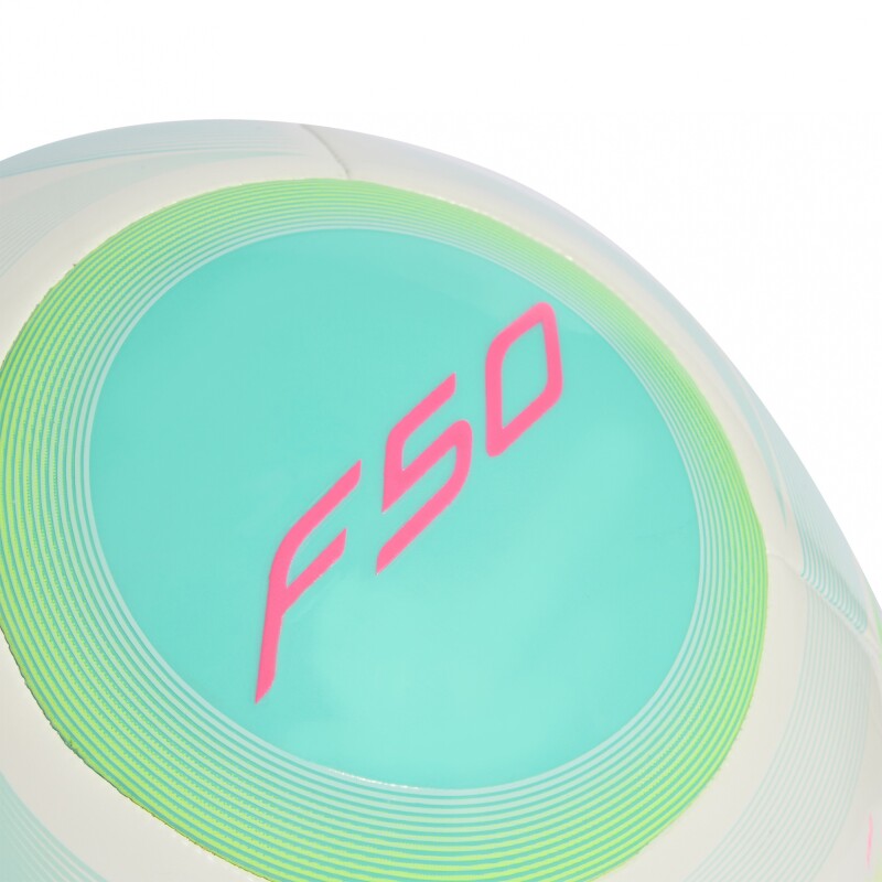 Pelota Messi Club adidas White Flash Aqua