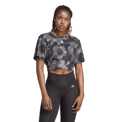 Tr-Es Aop T - Mujer Black/print
