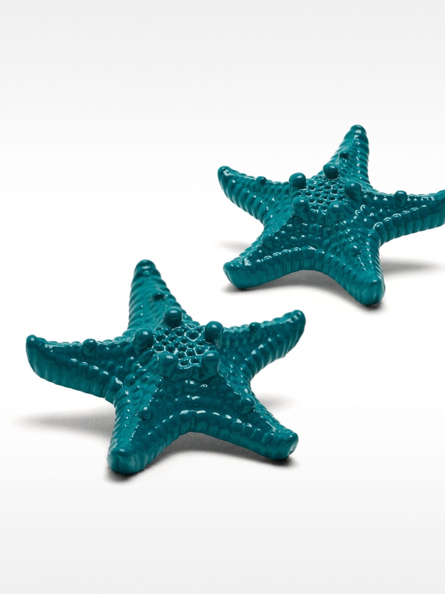 Pendientes De Estrellas De Mar rosa