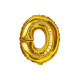 Letra Inflable Dorada 16" O