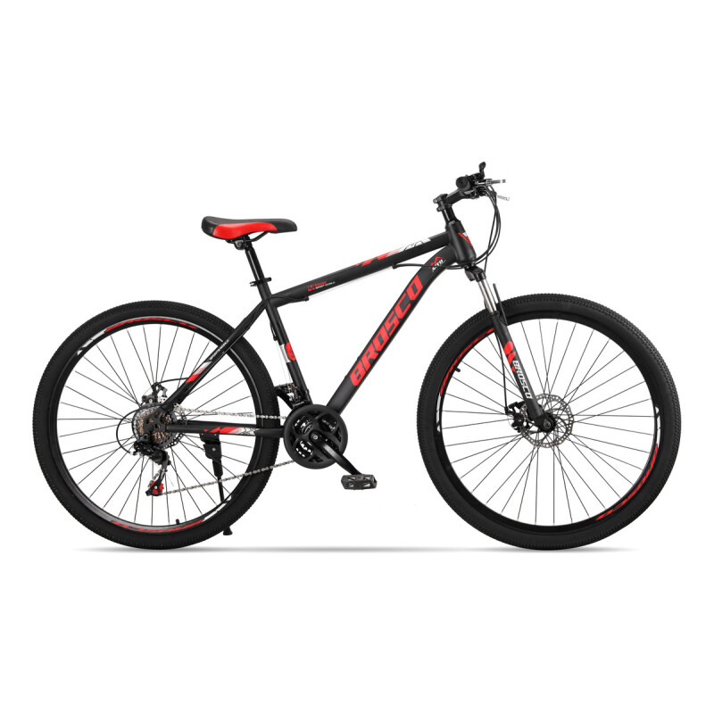 Bicicleta Montaña Rodado 26 Con 21 De Velocidad Aro 26 Rojo