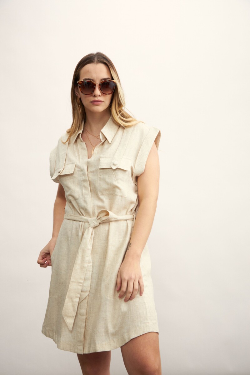 Vestido Vilma - Beige 