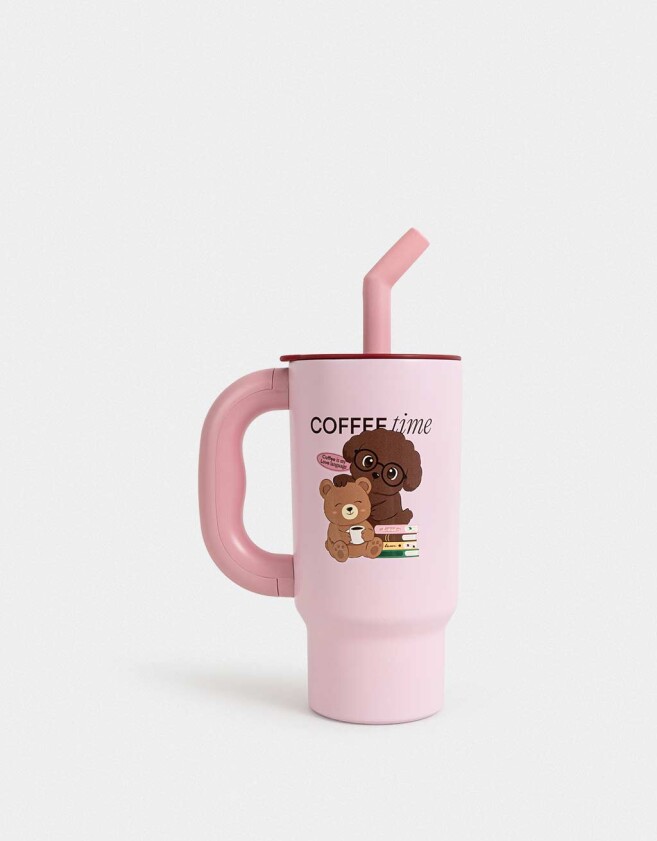 Artículos cocina Vaso Térmico De 700 Ml - Rosa Claro