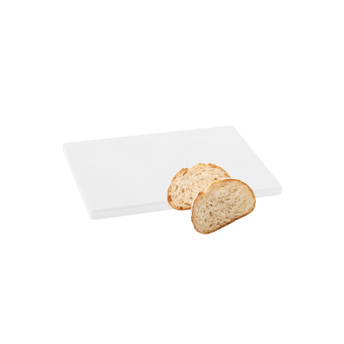 Tabla de Corte de Polietileno Blanco 45 x 61 x 2.5 cm 