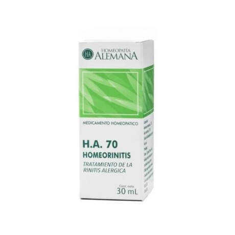 Homeopatía Alemana H.A.70 Homeorinitis 30 ml Homeopatía Alemana H.A.70 Homeorinitis 30 ml