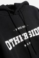 Hoodie estampado - UNISEX NEGRO