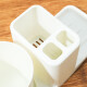 Porta cepillo dental blanco