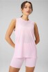 Polo Training 100% Cotton Tank Mujer Soft Pink