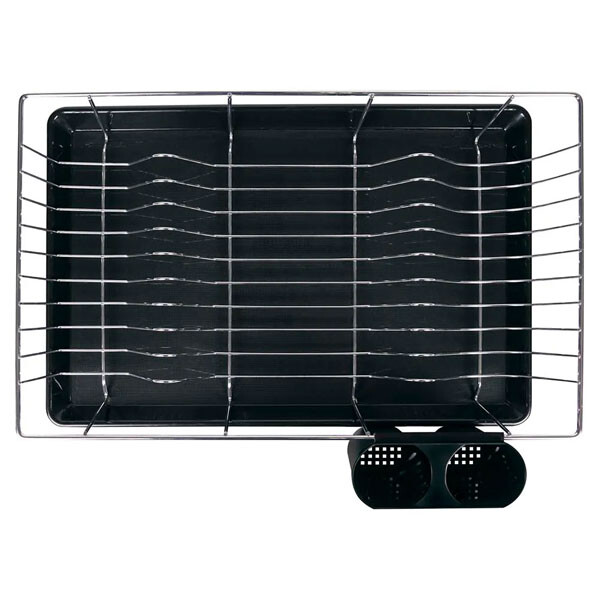 ESCURRIDOR PLATOS MOR ACERO CON NEGRO NEGRO