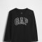 V-FRCH LS LOGO TEE BLACK