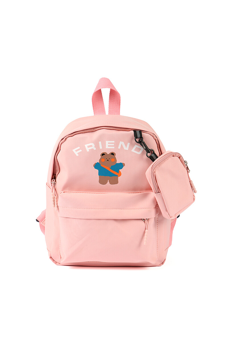 Mochila Friend - Rosado 