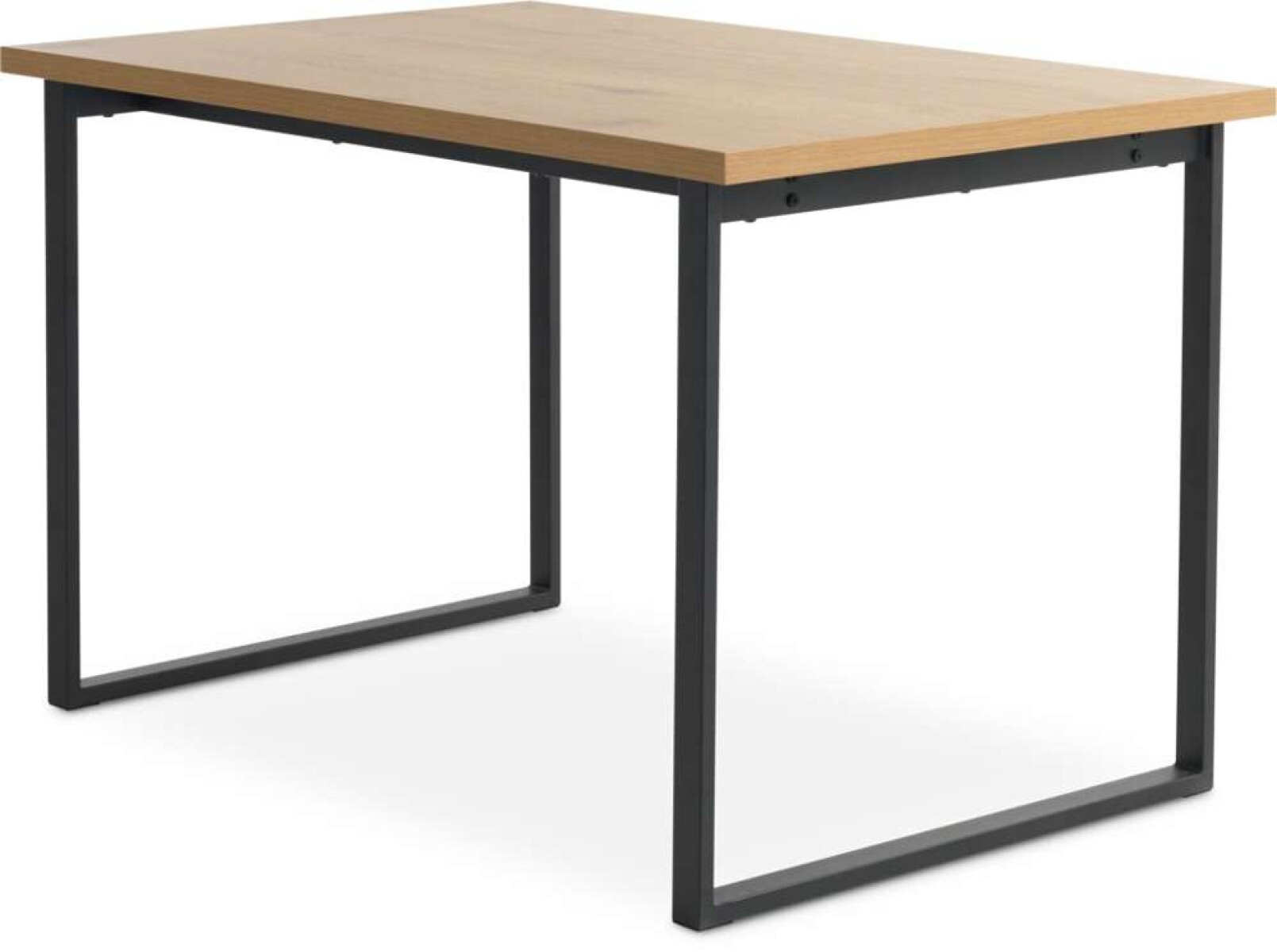 Mesa de comedor AABENRAA 80x120 roble/negro - Roble/negro 