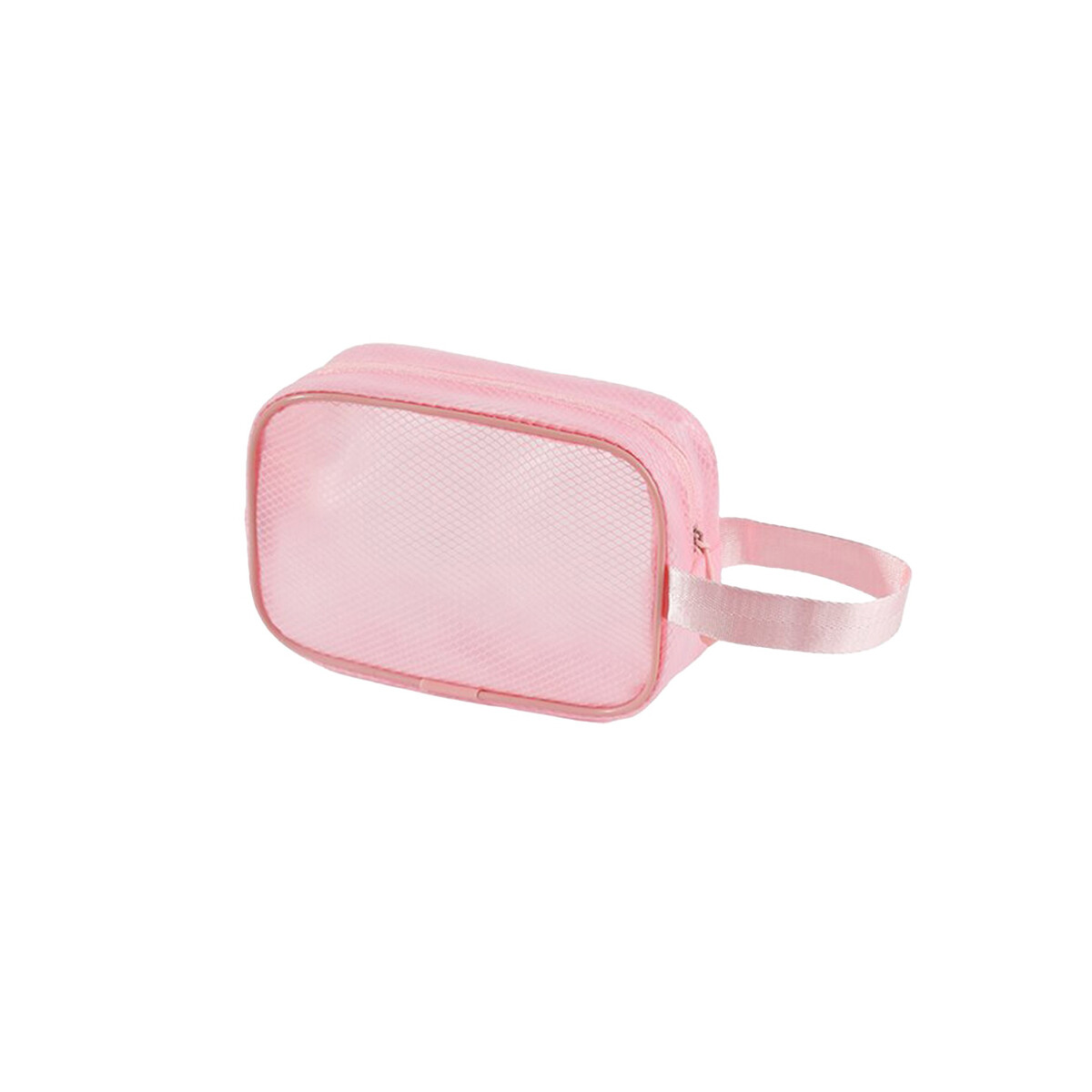 Neceser impermeable con asa - 20x12x7cm - Rosado 