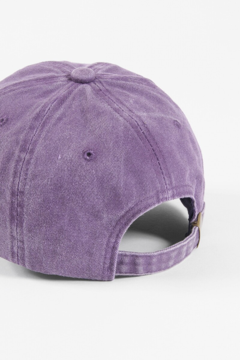 Cap chance bordado violeta
