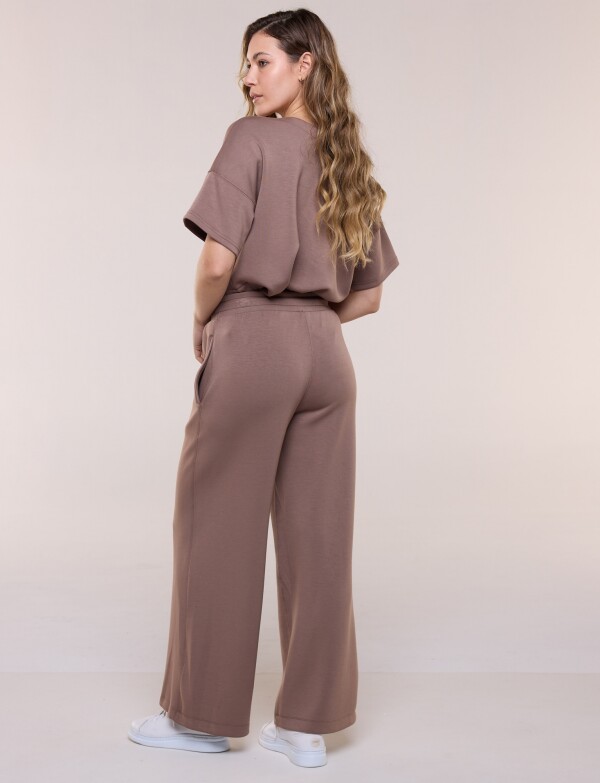 Set Comfy Buzo & Jogger MARRON