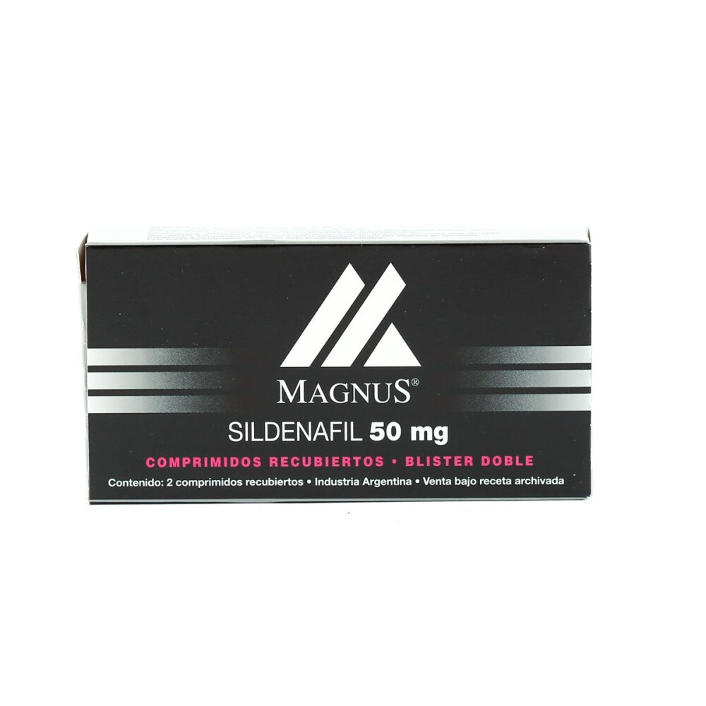 MAGNUS 50 MG. CJ X 2 COMPRIMIDOS única