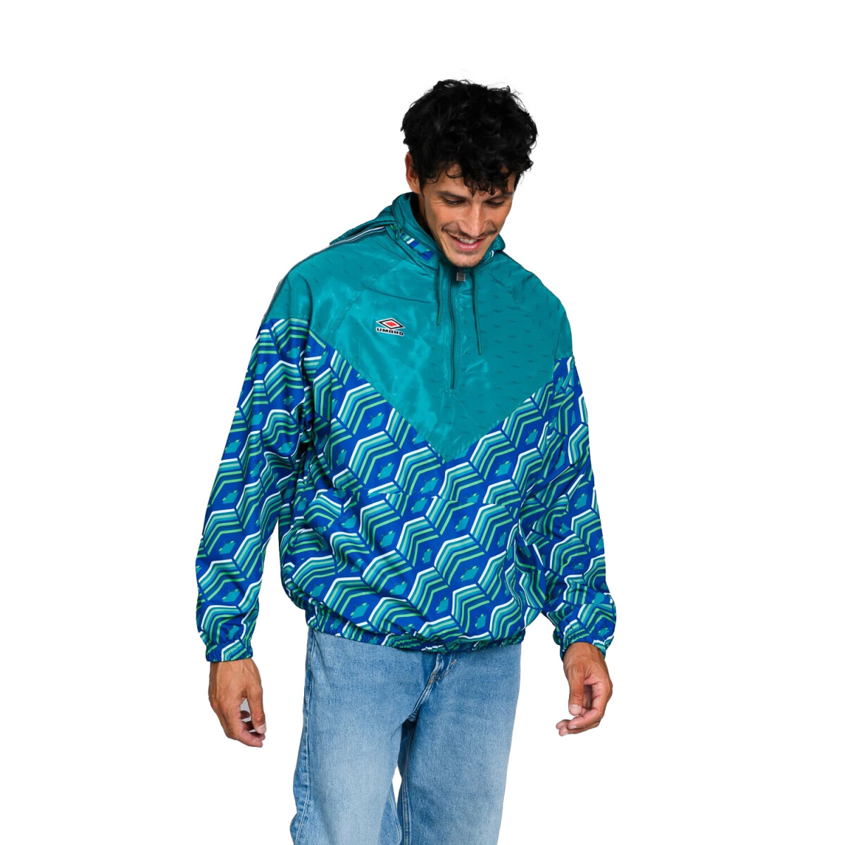 Canguro de Hombre Umbro Windbreaker Panelled - Verde 