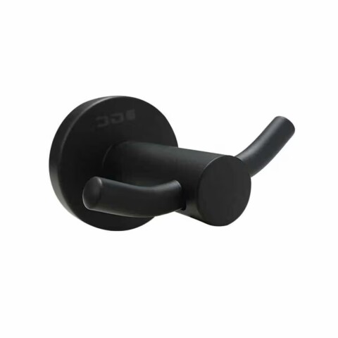 Percha doble Milano Negro Mate GC Percha Doble Milano Negro Mate Gc