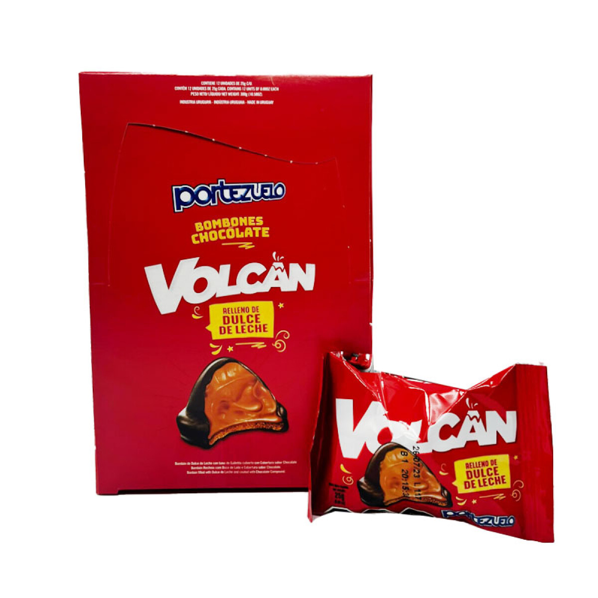 Volcán PORTEZUELO chocolate display x12u 