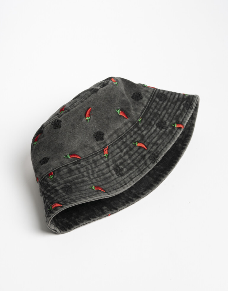 Sombreros verano Sombrero Piluso Bordado - Combinacion Multicolor