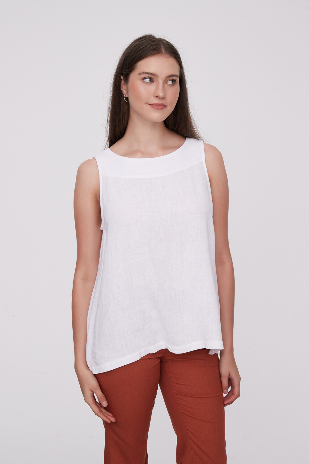 Musculosa Peder Marfil / Off White