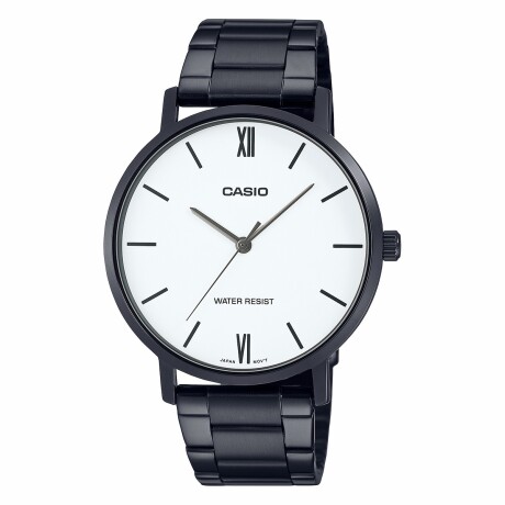 Reloj Casio Clásico De Acero Inoxidable Negro 0