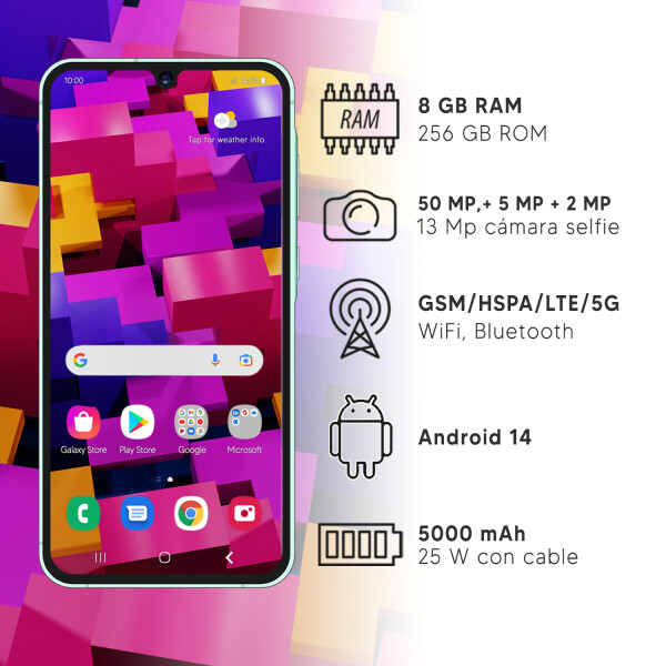 Samsung A16 8/256 Gb 5g + Regalo VERDE