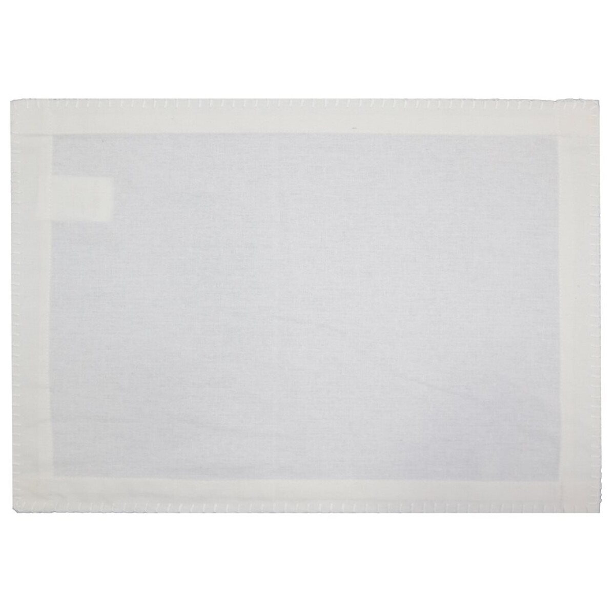 INDIVIDUAL ALGODÓN 35X45CM BLANCO 