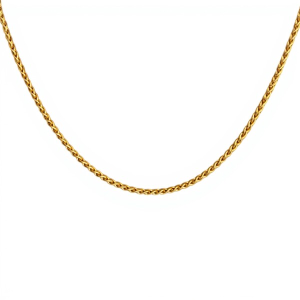 Cadena oro espiga trigo-Oro bajo -Sin Piedra-CD8045 sinpiedra