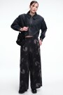 PANT RELAXED PRINT Negro