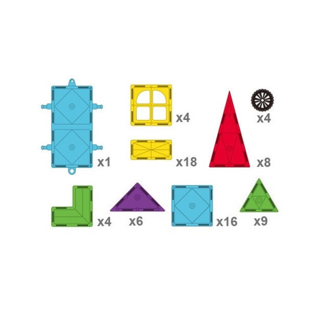 Imanes de Encastre – Set 70 piezas IMANES DE ENCASTRE 70 PZAS.