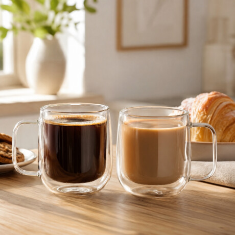 Taza Set 2 Unidades Doble Pared 250 ml Varenna Taza Set 2 Unidades Doble Pared 250 ml Varenna