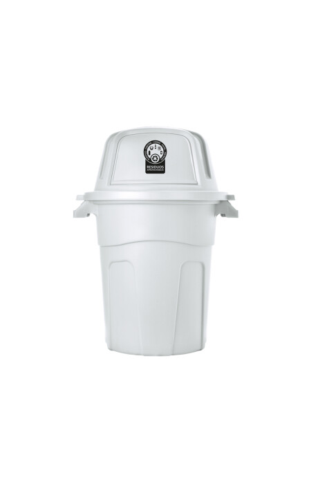 Basurero 100l Blanco - Rimax Basurero 100l Blanco - Rimax