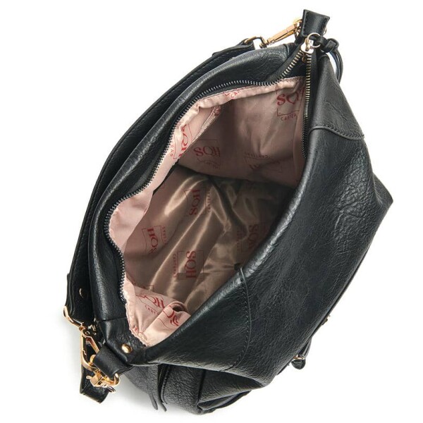 Cartera gondola Negro