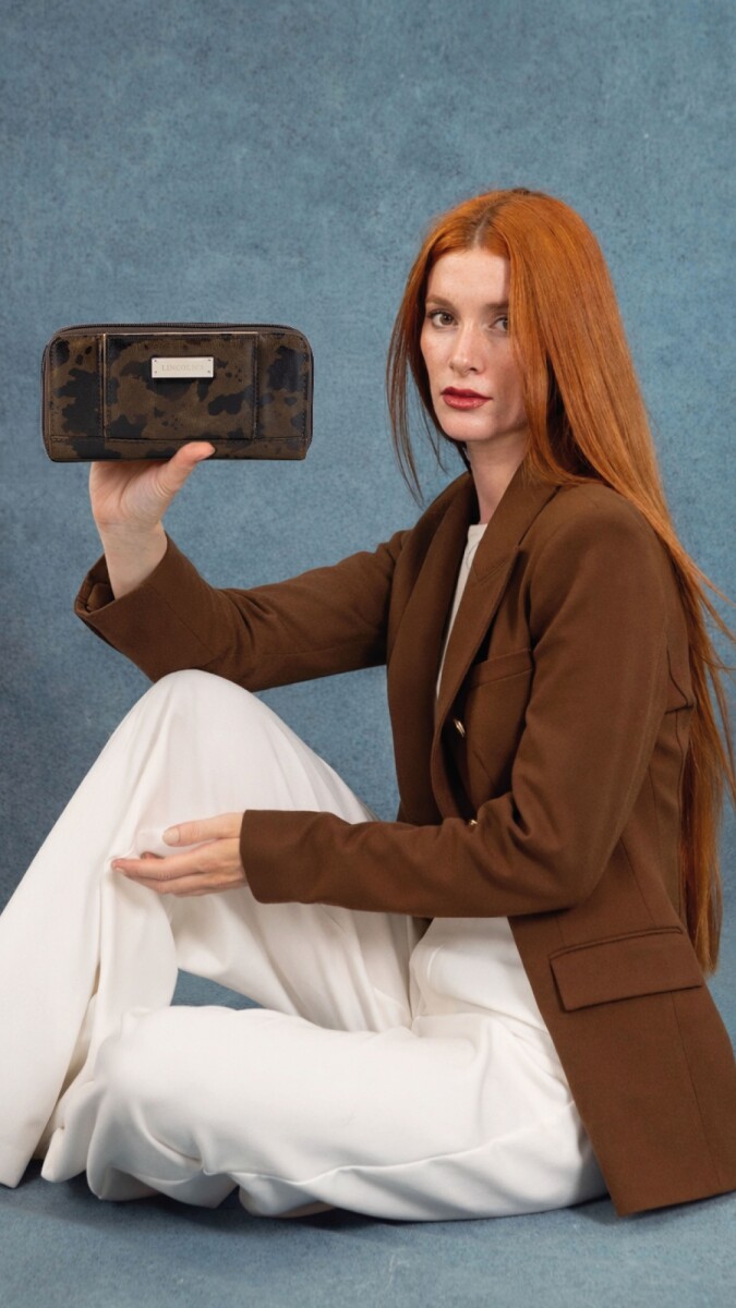 BILLETERA HIBISCO - VACA 