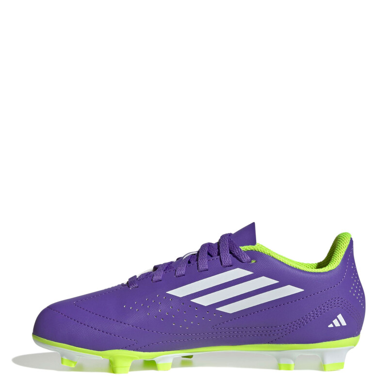 Championes de Fútbol 11 Infantiles Adidas III FxG Púrpura - Blanco - Amarillo Limon