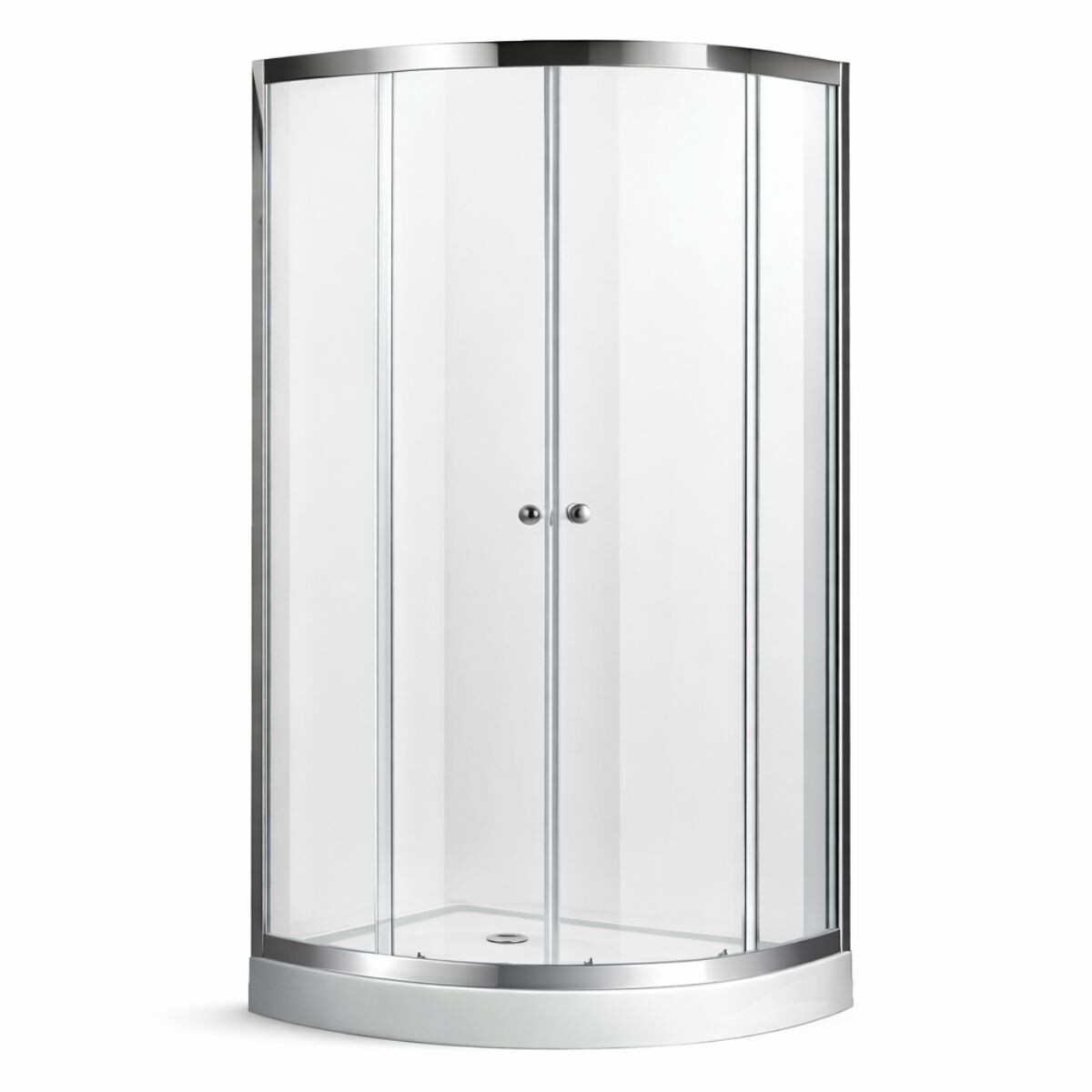 Cabina De Ducha Curva 90x90x180 Cm 