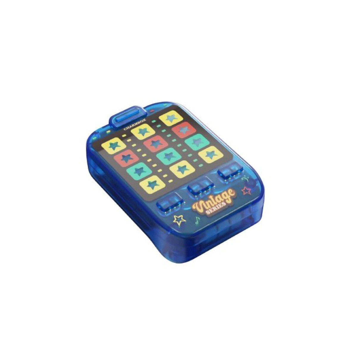 Llavero retro celular - azul 