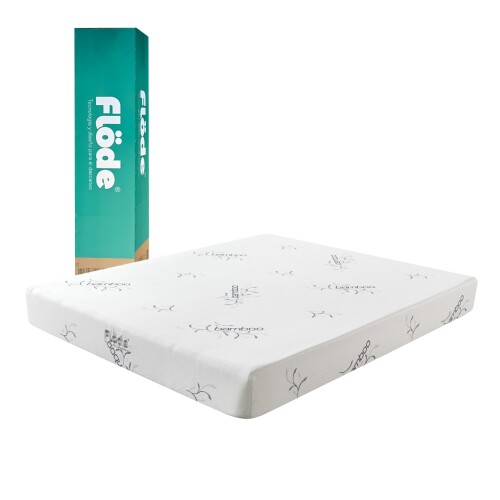 Colchón 2 Plazas en Caja Espuma Viscoelástica - Flöde Bamboo Colchón 2 Plazas en Caja Espuma Viscoelástica - Flöde Bamboo
