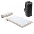 Colchoneta Mat + Almohada Acupuntura Masajeador Relajación Color Blanco