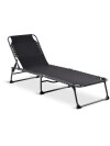 Reposera HALDEN A60xL189 negro Reposera HALDEN A60xL189 negro