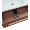 Mueble de baño de pie Lucania Nogal 80 cm con Bacha de Loza Mueble De Baño De Pie Lucania Nogal 80 Cm Con Bacha De Loza