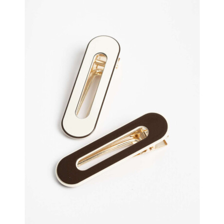 Set De Horquillas Bicolor Combinacion bicolor