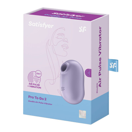 Satisfyer Pro To Go 2 Air Pulse Vibrador Violeta