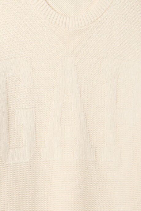 Buzo Logo Gap Mujer Ivory Frost
