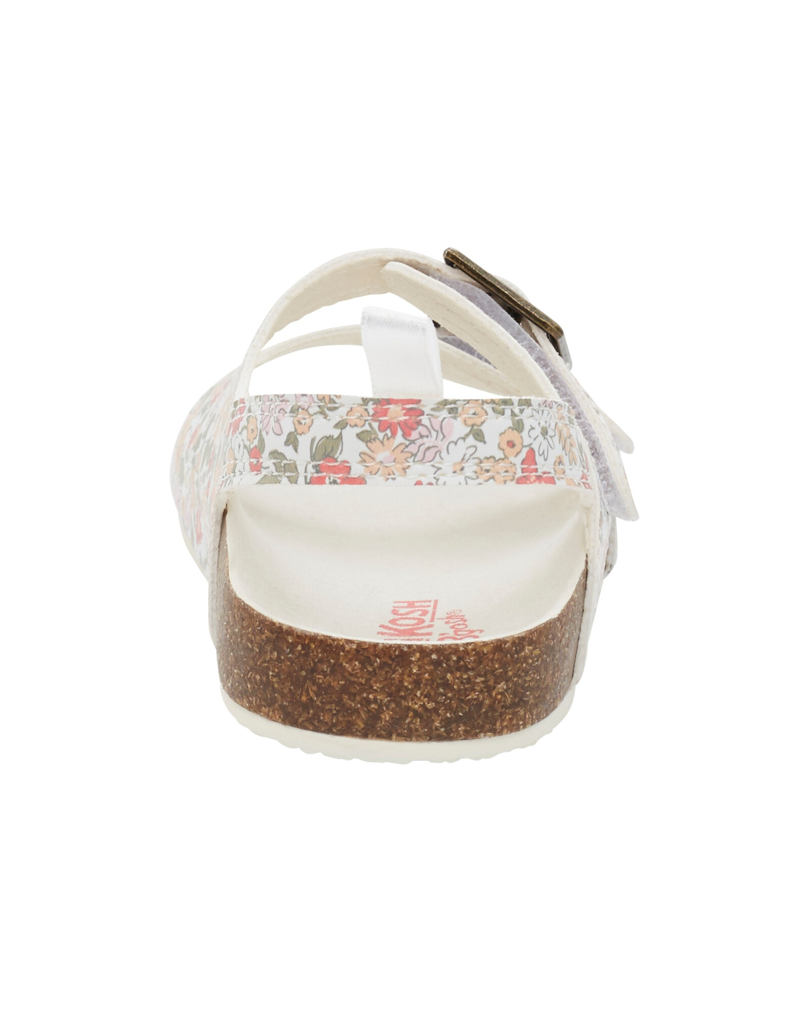 Sandalias con velcro, diseño floral Sandalias con velcro, diseño floral